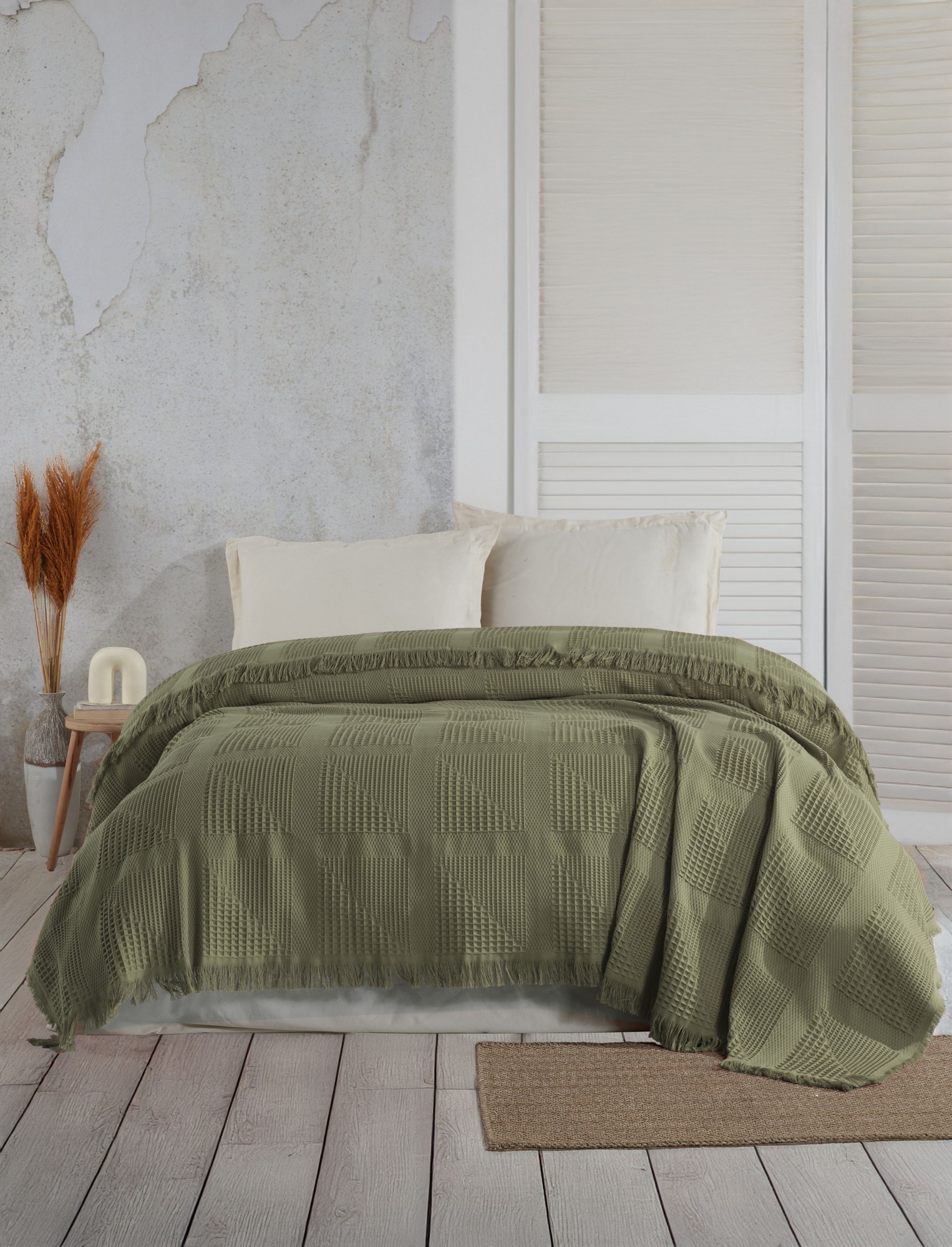 157SHS542120-201.jpg Sirius - Khaki – Дупли пике прекривач - Image 1