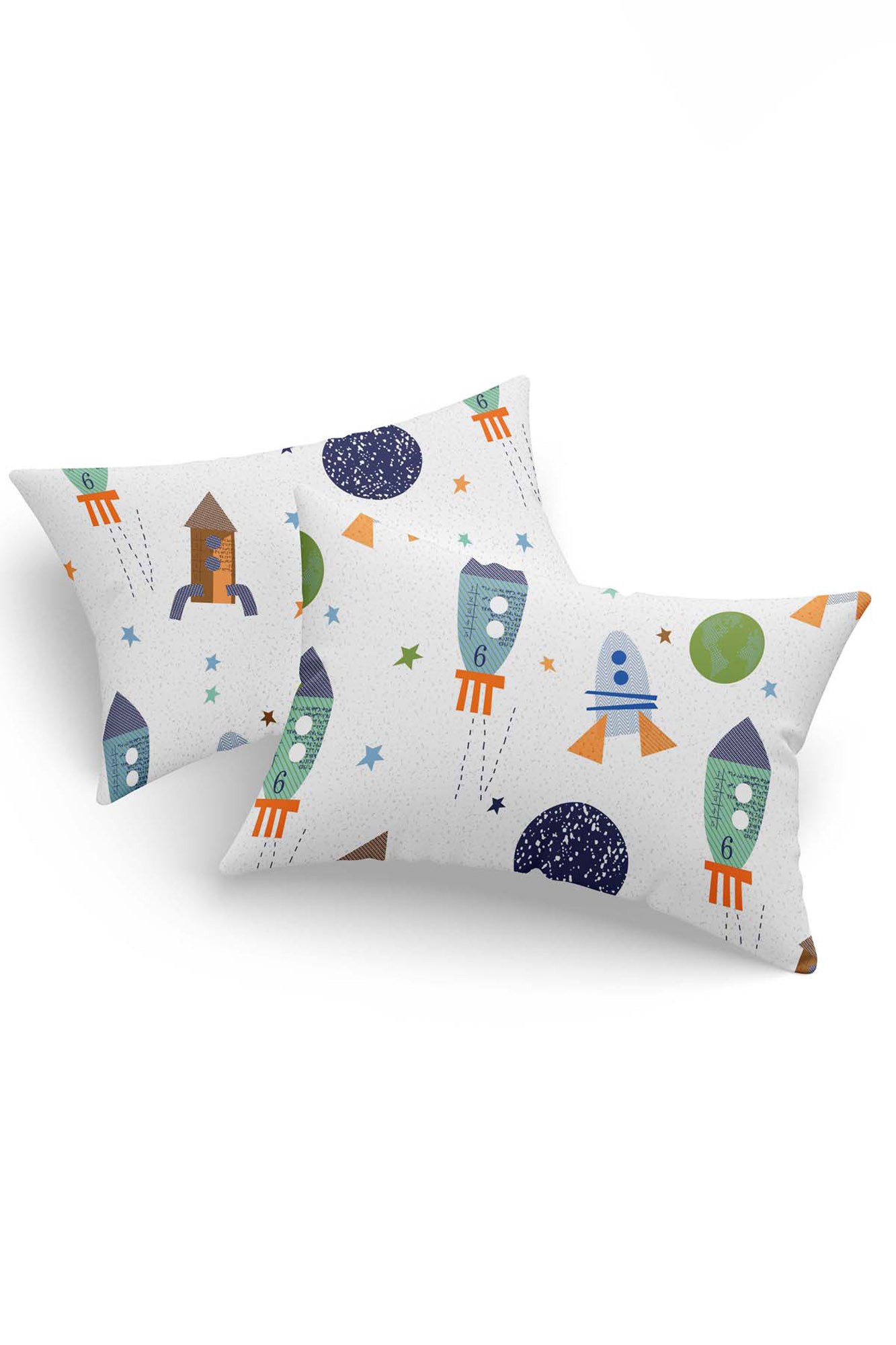 162ELR002420-201.jpg Spacex - Dark Blue – Комплет навлаки за перница (2 парчиња) - Image 1