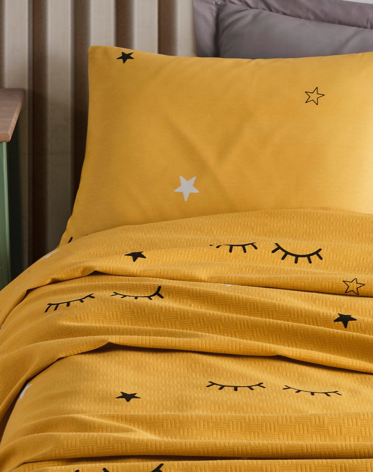 Dide - Yellow – Сет единечни пике прекривачи - Image 2