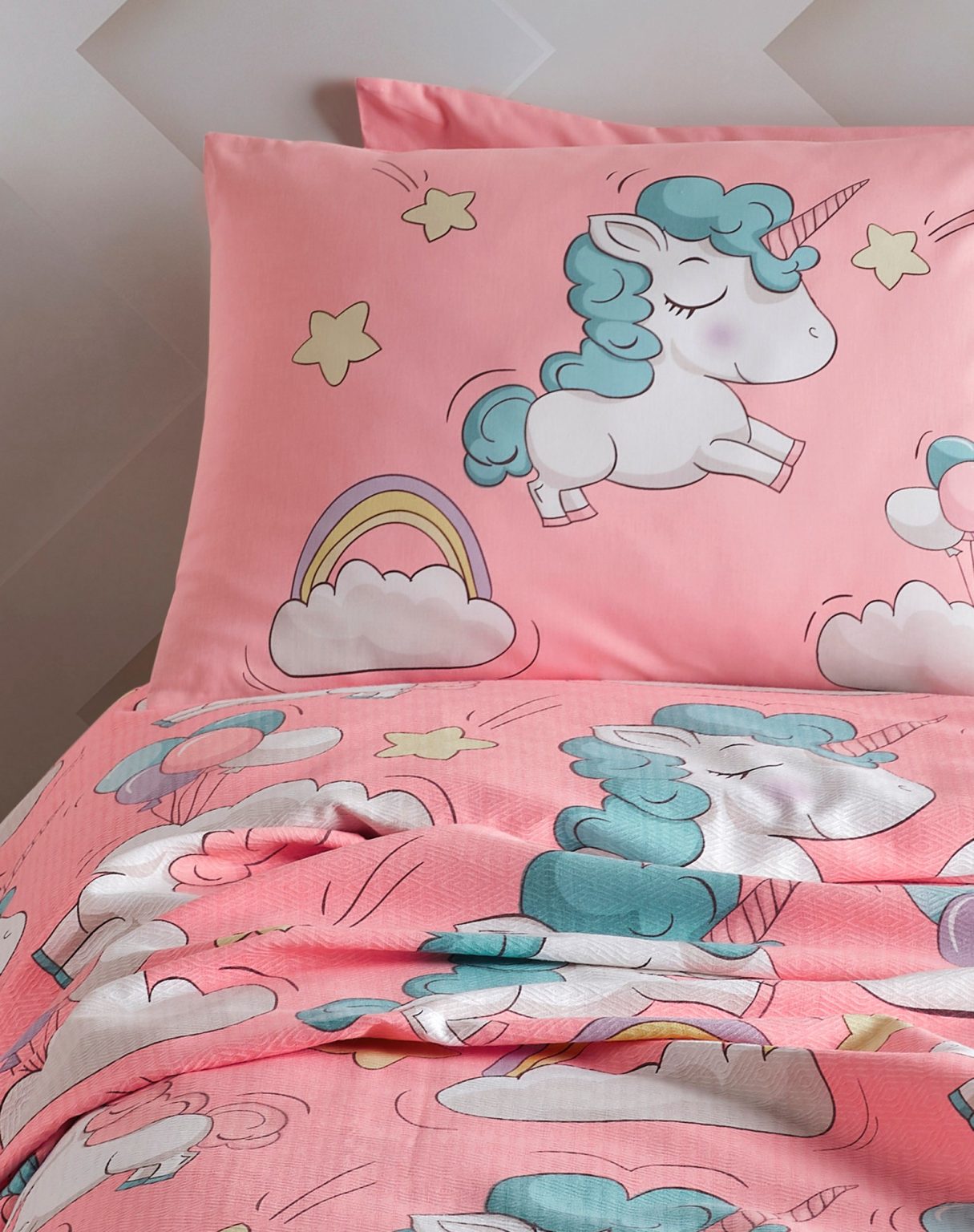 Unicornio - Pink – Сет единечни пике прекривачи - Image 2