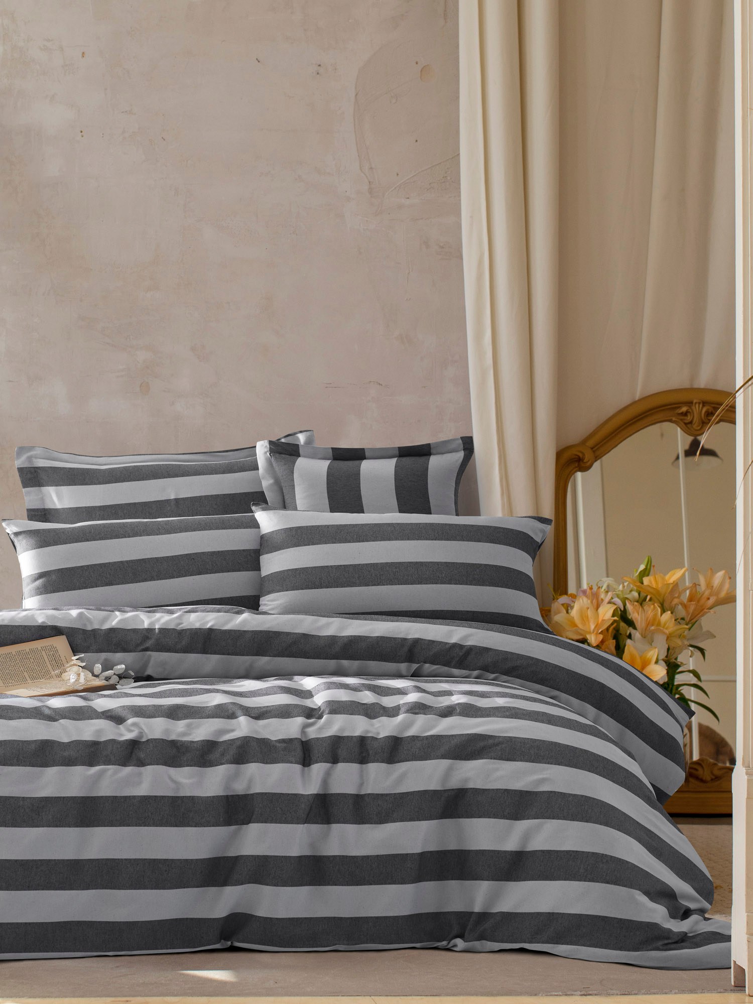 162ELR263120-201.jpg Max Yollu Saten - Black – Дупла постелнина - Image 1