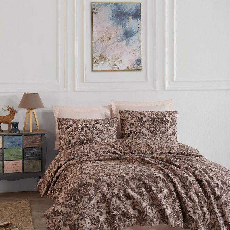 Muster - Brown – Сет единечни пике прекривачи