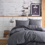 Mini Kare - Anthracite – Единечна постелнина