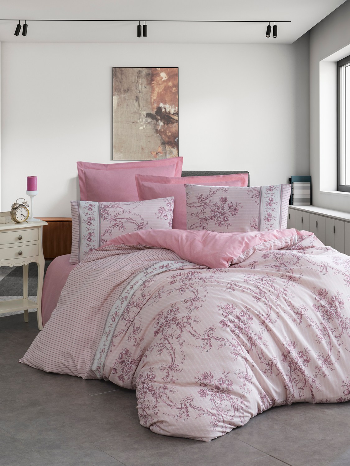 162ELR733620-201.jpg Roza - Pink – Единечна постелнина - Image 1