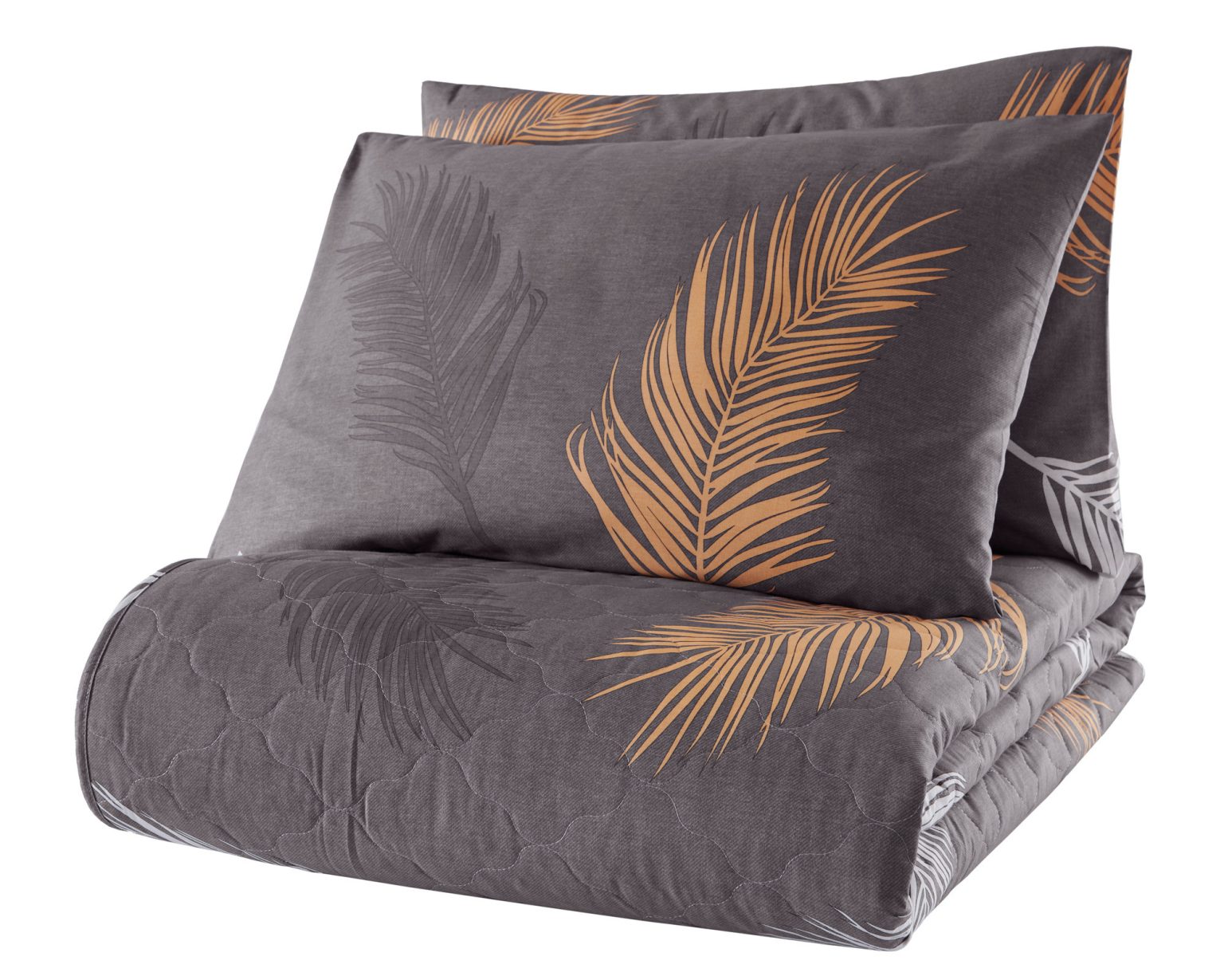 Olivia - Gold, Grey – Комплет двокреветни прекривки Ranforce - Image 2