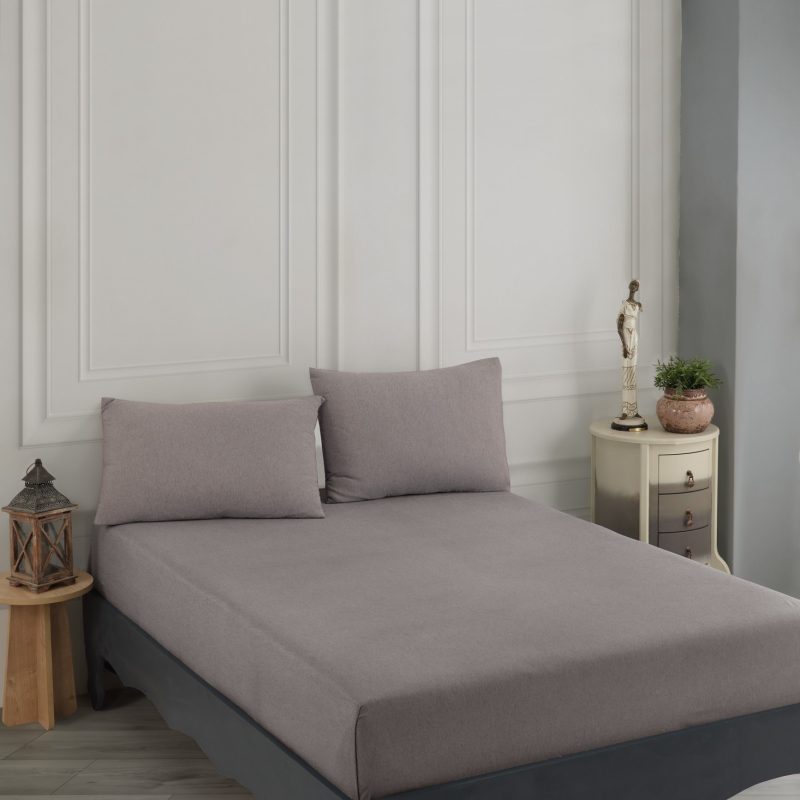 Road Potlu - Brown – Сет од дупли чаршав(160*200*20) со навлаки за перници