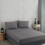 Road Potlu - Black – Сет од дупли чаршав(160*200*20) со навлаки за перници