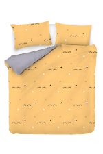 Dide - Yellow – Сет навлаки за двојни јоргани Ranforce - Image 2