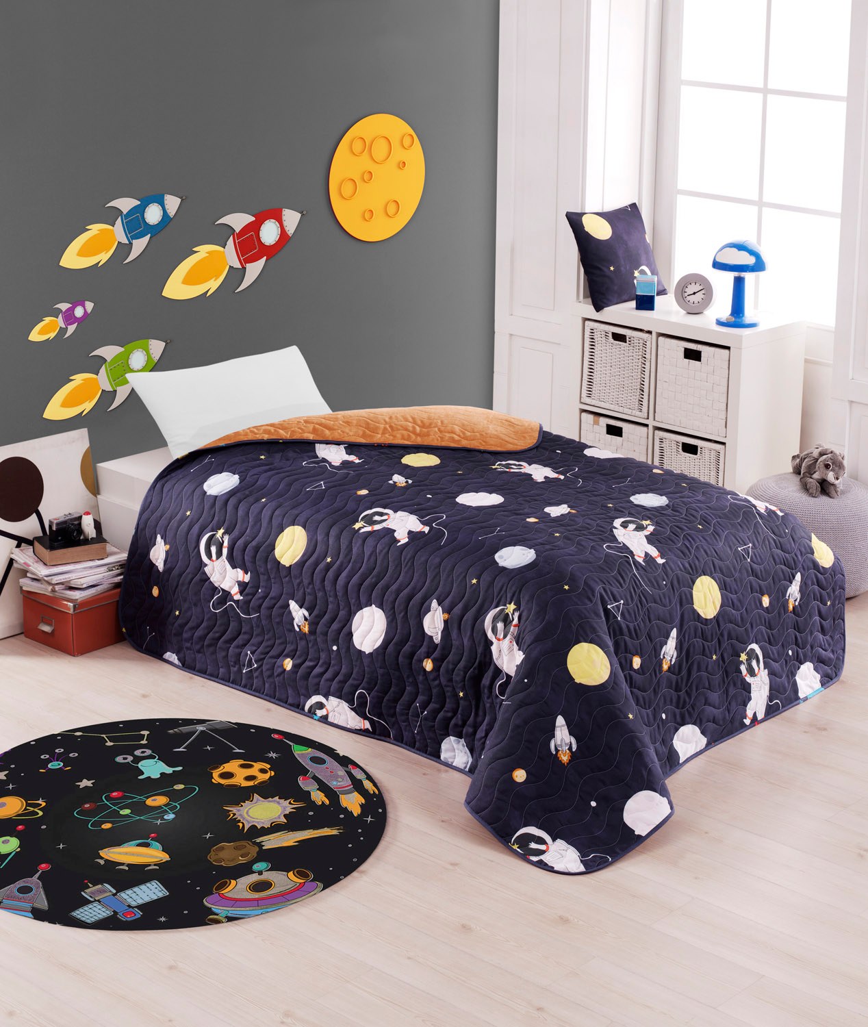 162ELR990120-201.jpg Astron - Dark Blue – Единечен прекривач - Image 1