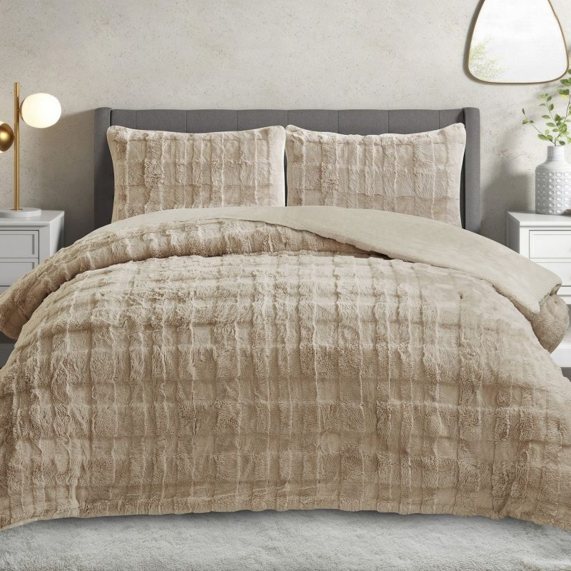 Rabbit - Beige – Сет од прекривач и навлака за перница