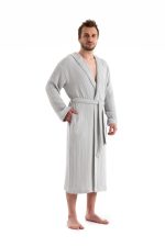 Muslin - Grey – Унисекс бањарка - Image 4