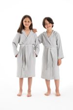 Muslin - Grey – Детска бањарка - Image 2