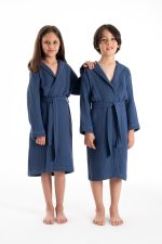 Muslin - Navy Blue – Детска бањарка