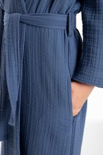 Muslin - Navy Blue – Детска бањарка - Image 4