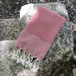 Retro - Red (60 x 110) – Фута (пешкир за плажа)