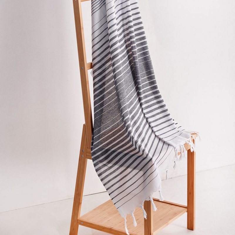 Golge - Black – Фута (пешкир за плажа)