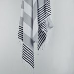 Sultan - Black – Фута (пешкир за плажа)