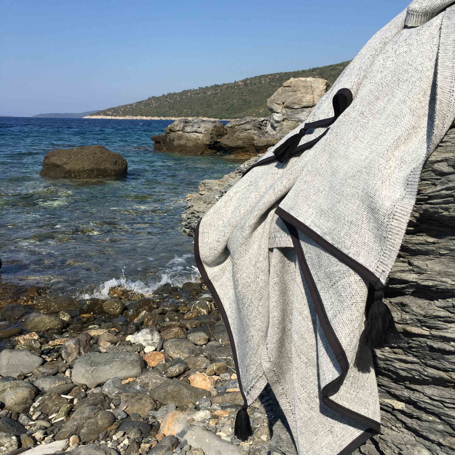 Harmony - Black – Фута (пешкир за плажа) - Image 3