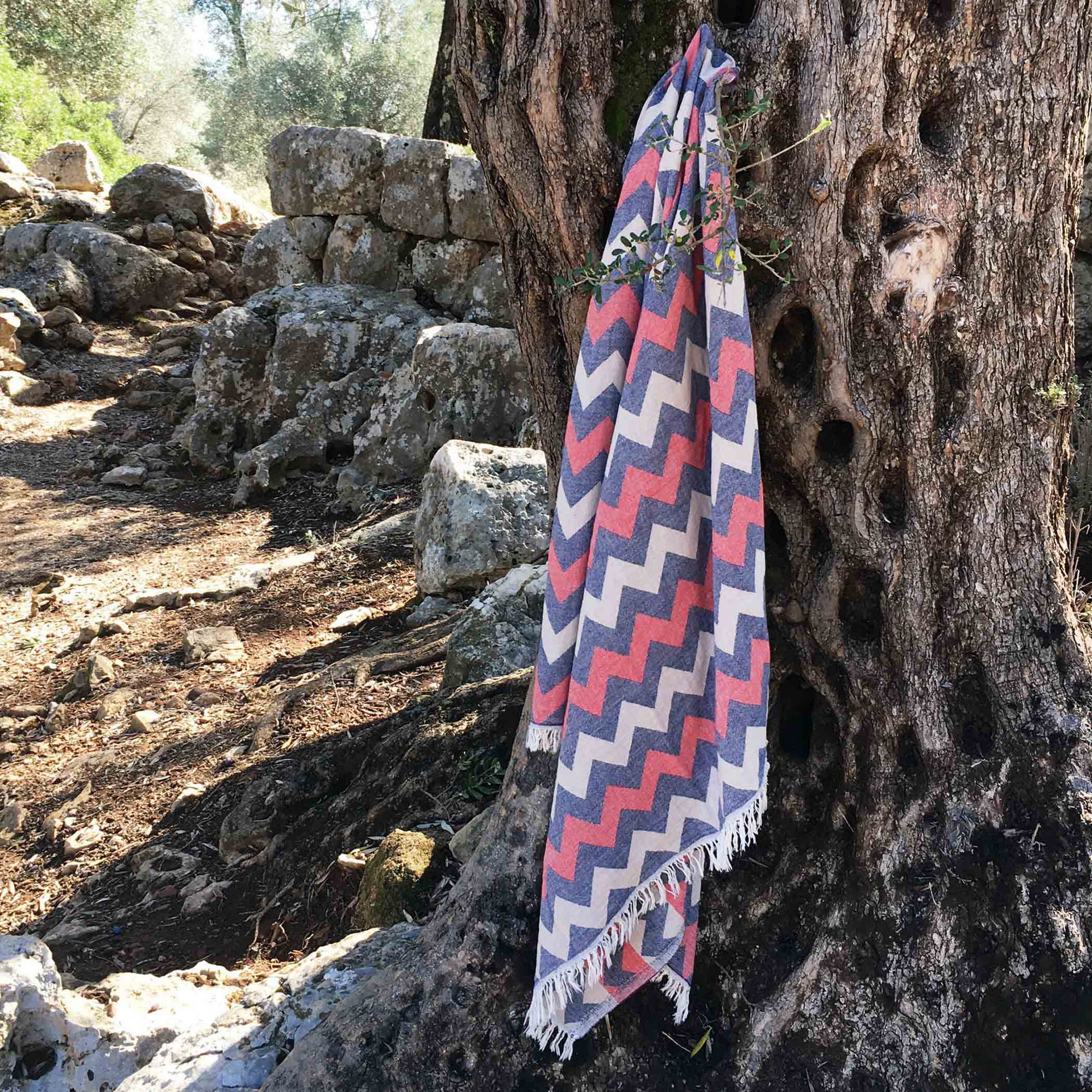 192DCH157120-201.jpg Rapsodi - Red – Фута (пешкир за плажа) - Image 1