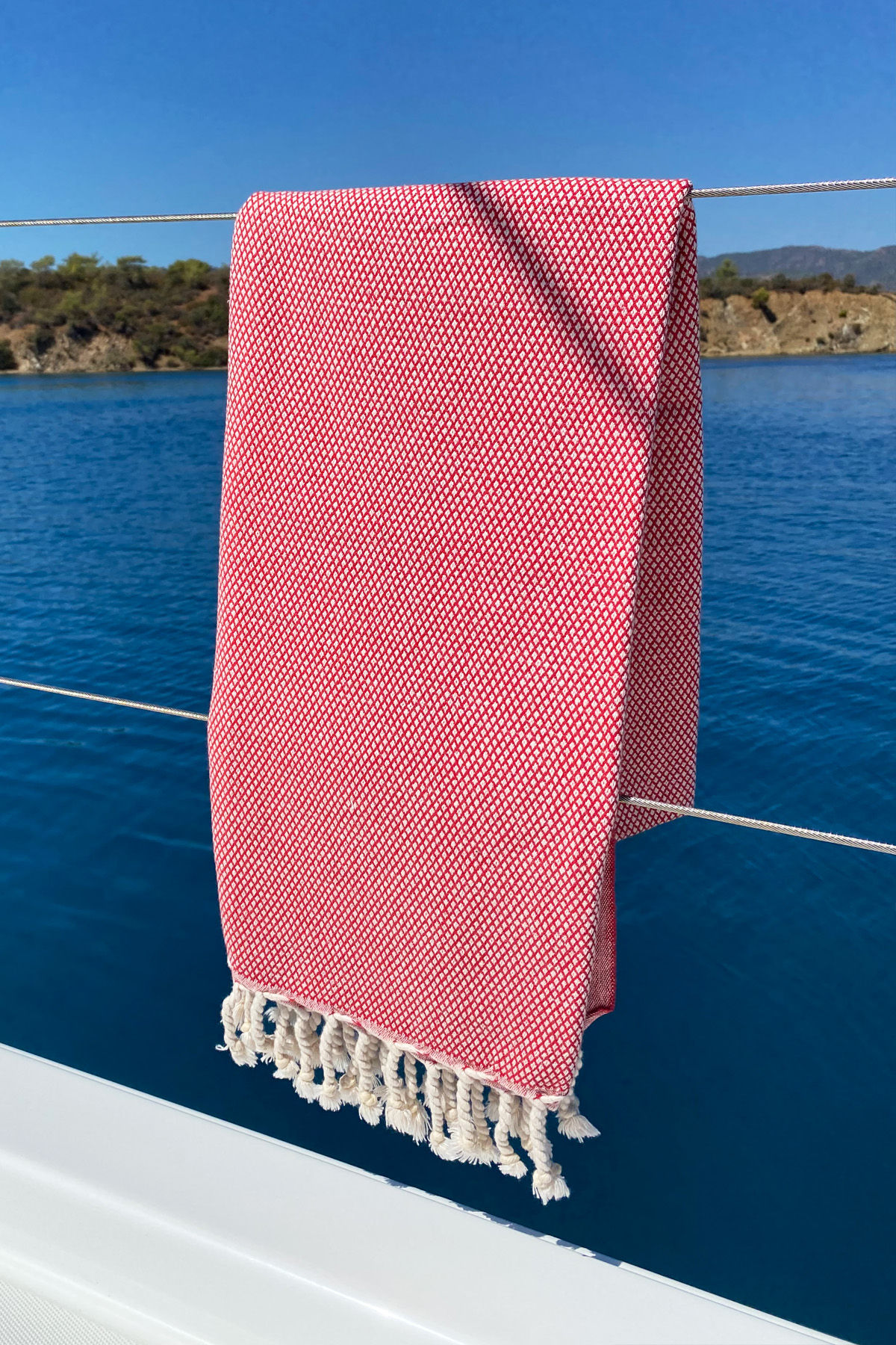 192DCH158320-201.jpg Likya - Red – Фута (пешкир за плажа) - Image 1