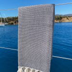 Likya - Black – Фута (пешкир за плажа)