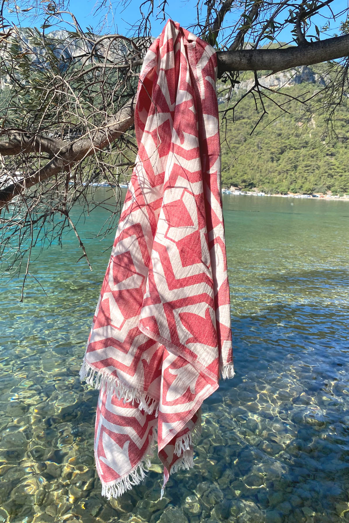 192DCH163420-201.jpg Lalezar - Red – Фута (пешкир за плажа) - Image 1