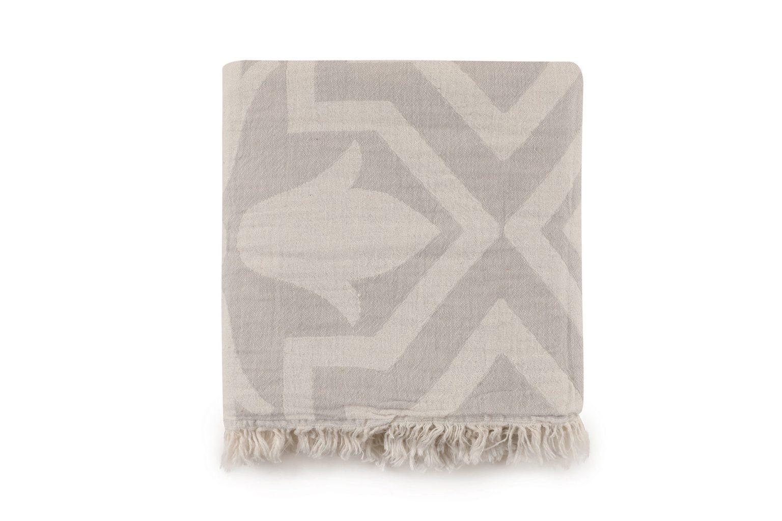 Lalezar - Light Grey – Фута (пешкир за плажа) - Image 6