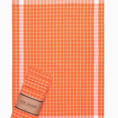 Kareli - Orange – Комплет крпи за раце (5 парчиња)