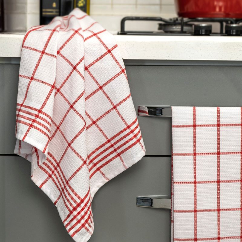 Soft - Red – Комплет крпи за раце (5 парчиња)