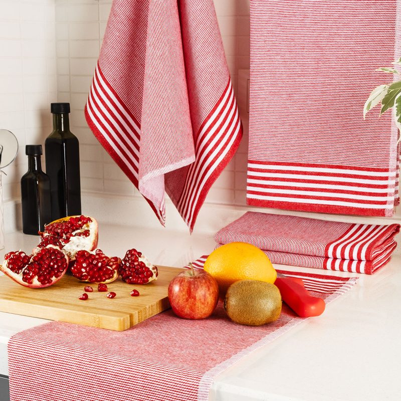 Sevilla - Red – Комплет крпи за раце (5 парчиња)