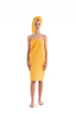 Waffle - Yellow – Комплет пешкири (2 парчиња)