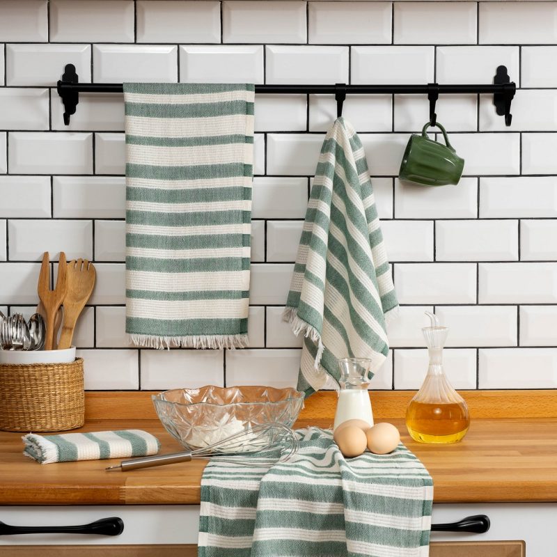 Bella - Green – Комплет крпи за раце (4 парчиња)