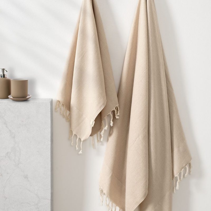 Retro - Beige – Комплет крпи за капење (2 парчиња)