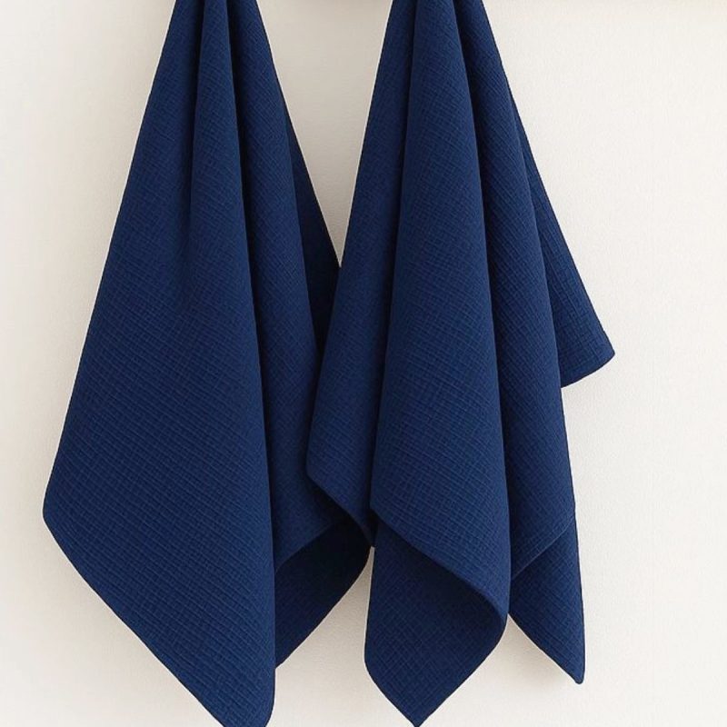 Soho - Navy Blue – Комплет крпи за капење (2 парчиња)