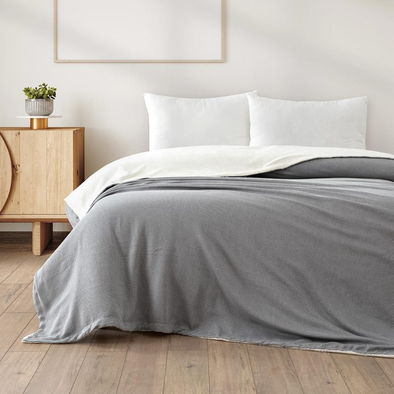 Likya - Grey – Двојно ќебе