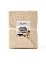 Waffle - Beige – Дупли пике прекривач - Image 3