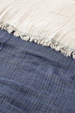 Muslin - Navy Blue v2 – Дупли Муслин прекривач - Image 2