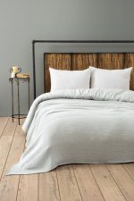 Muslin - Grey (220 x 250) – Дупли Муслин прекривач