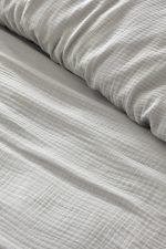 Muslin - Grey (220 x 250) – Дупли Муслин прекривач - Image 2