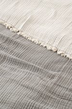 Muslin - Grey (170 x 250) v2 – Единечен Муслин прекривач - Image 2