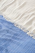 Muslin - Light Blue (170 x 250) – Единечен Муслин прекривач - Image 2