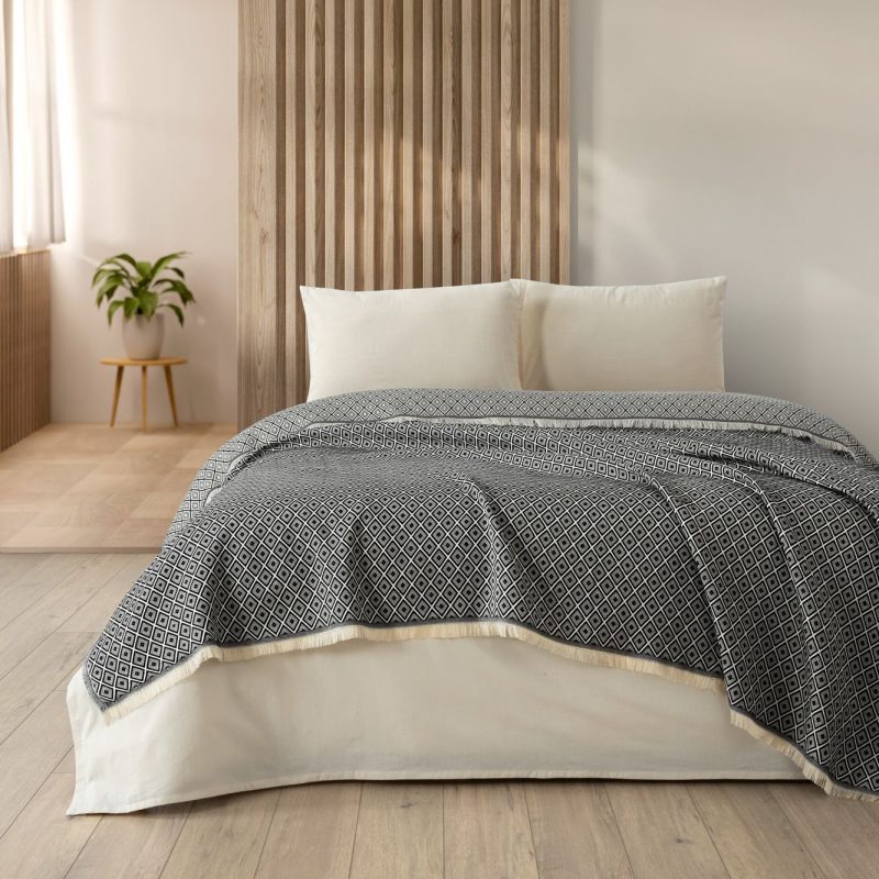 Diamonds - Black – Дупли пике прекривач