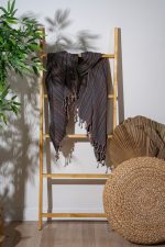 Otantik - Black – Фута (пешкир за плажа)