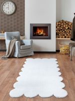 Laser Plush - White – Тепих за сала (80 x 150)