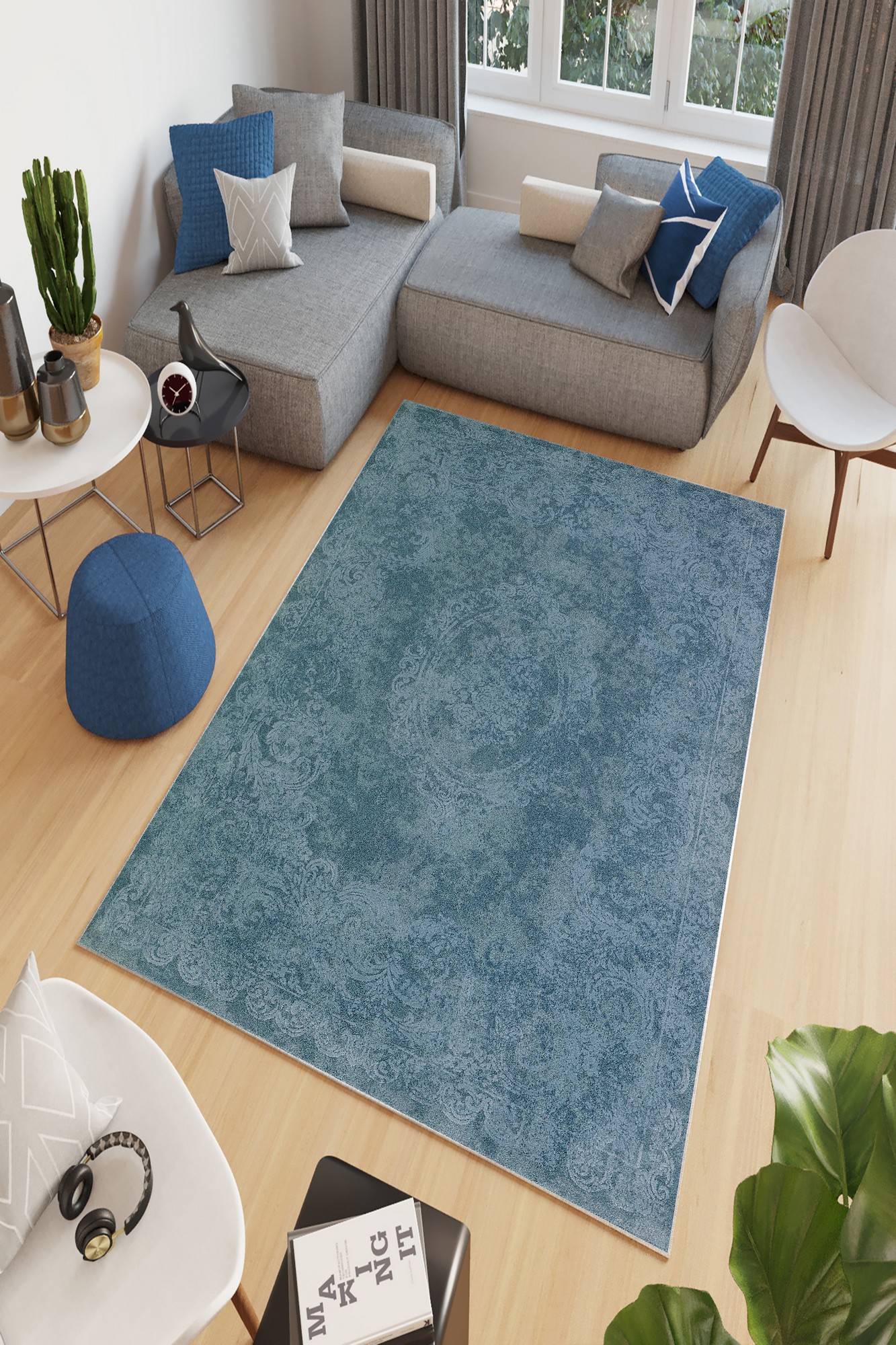 212HFT313720-201.jpg W903 - Blue – Тепих (60 x 100) - Image 1