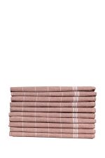 Juno - Brown, White – Комплет кујнски крпи (10 парчиња) - Image 3