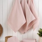 Eloise - Light Pink – Комплет кујнски крпи (6 парчиња)