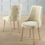 Newa - Cream, Gold – Комплет столчиња (2 парчиња)