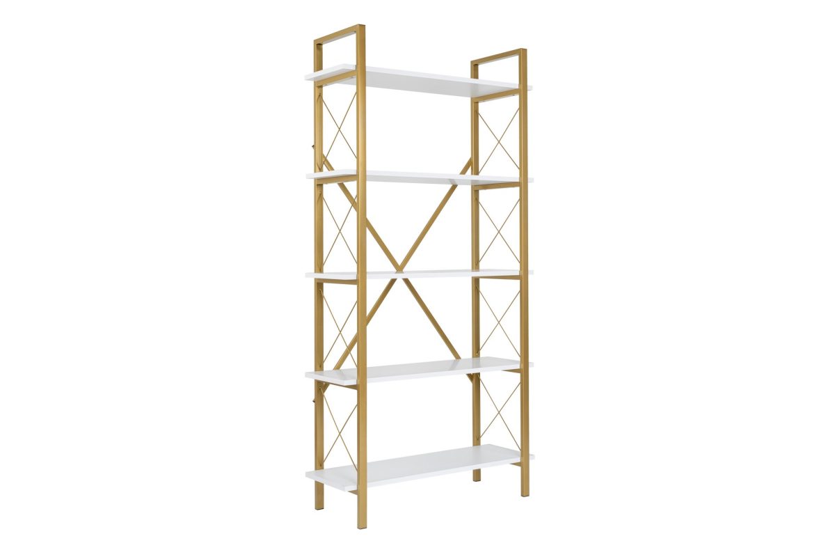 Elysian - White, Gold – Полица за книги - Image 5