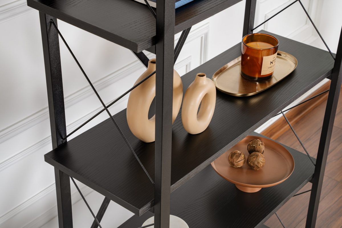 Elysian - Wood Black, Black – Полица за книги - Image 4